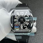 QQF Swiss Replica Franck Muller Vanguard V41 Carbon Case All-Black Watch 